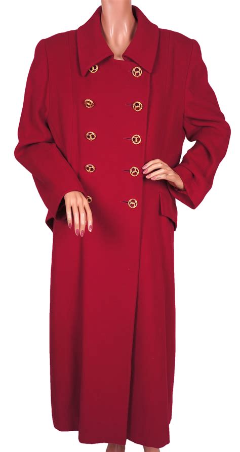 dior red coat|vintage christian dior coats.